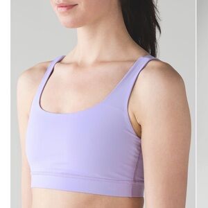 lululemon athletica energy bra in lilac